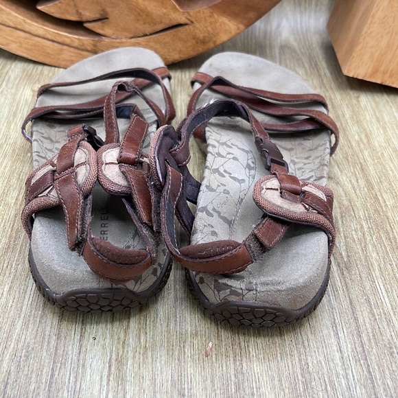 MERRELL Hiking Sandals - 7 US (Brown) - Picture 4 of 7